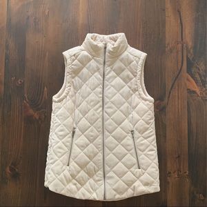 Tan Corduroy Quilted Vest